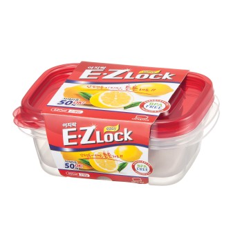 E.Z Lock containers 2x 520 ml