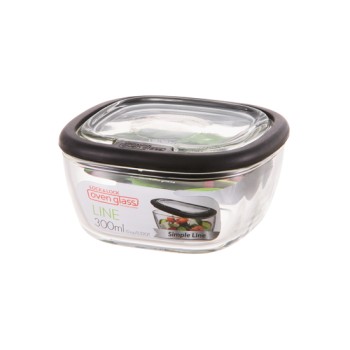 Heat resistant glass container 300 ml